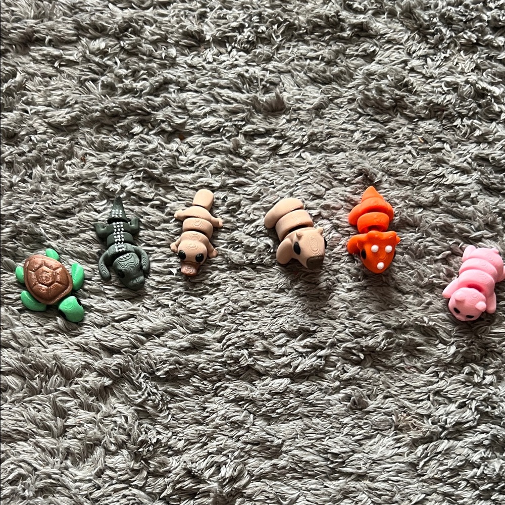 3D print animals 6 pieces